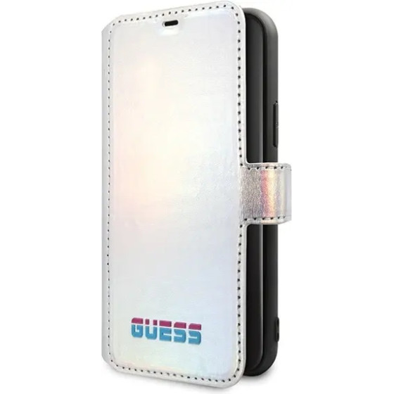 Guess GUFLBKN65BLD iPhone 11 Pro Max silver/silver book Iridescent - (GUE000506-0)