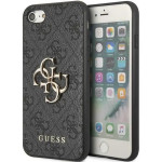 Guess GUHCI84GMGGR iPhone 7/8/SE 2020/ 2022 grey/grey hardcase 4G Big Metal Logo - (GUE002665-0)