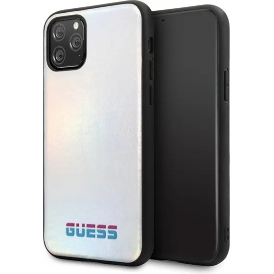 Guess GUHCN58BLD iPhone 11 Pro silver/silver hard case Iridescent - (GUE000669-0)