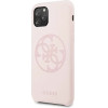 Guess GUHCN58LS4GLP iPhone 11 Pro light pink/light pink hard case Silicone 4G Tone On Tone - (GUE000469-0)