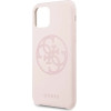 Guess GUHCN58LS4GLP iPhone 11 Pro light pink/light pink hard case Silicone 4G Tone On Tone - (GUE000469-0)