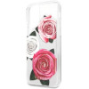 Guess GUHCN58ROSTRT iPhone 11 Pro transparent hardcase Flower Desire Pink & White Rose - (GUE002522-0)