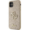 Guess GUHCN61HG4SGD case for iPhone 11 / Xr - gold Glitter Script Big 4G - (GUE003005-0)