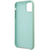Guess GUHCN65LSLMGG iPhone 11 Pro Max green/green hard case Silicone Vintage Gold Logo - (GUE000560-0)