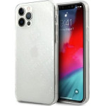 Guess GUHCP12L3D4GTR iPhone 12 Pro Max 6.7 transparent hardcase 4G 3D Pattern Collection - (GUE000967-0)