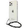 Guess GUHCP12LKPSBK iPhone 12 Pro Max 6.7 Transparent hardcase Black Pearl - (GUE001319-0)