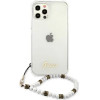 Guess GUHCP12LKPSWH iPhone 12 Pro Max 6.7 Transparent Hardcase White Pearl - (GUE001422-0)