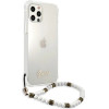 Guess GUHCP12LKPSWH iPhone 12 Pro Max 6.7 Transparent Hardcase White Pearl - (GUE001422-0)