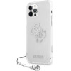 Guess GUHCP12LKS4GSI iPhone 12 Pro Max 6.7 Transparent hardcase 4G Silver Charms Collection - (GUE001351-0)
