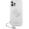 Guess GUHCP12LKS4GSI iPhone 12 Pro Max 6.7 Transparent hardcase 4G Silver Charms Collection - (GUE001351-0)