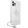 Guess GUHCP12LKS4GSI iPhone 12 Pro Max 6.7 Transparent hardcase 4G Silver Charms Collection - (GUE001351-0)