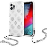 Guess GUHCP12LKSPESI iPhone 12 Pro Max 6.7 silver/silver hardcase Peony Chain Collection - (GUE001323-0)