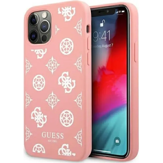 Guess GUHCP12LLSPEWPI iPhone 12 Pro Max 6.7 pink/pink hard case Peony Collection - (GUE001328-0)