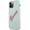 Guess GUHCP12LLSVSBF iPhone 12 Pro Max 6.7 blue fuchsia/blue fuschia hardcase Silicone Vintage - (GUE001104-0)