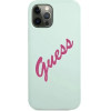 Guess GUHCP12LLSVSBF iPhone 12 Pro Max 6.7 blue fuchsia/blue fuschia hardcase Silicone Vintage - (GUE001104-0)