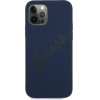 Guess GUHCP12LLSVSBL iPhone 12 Pro Max 6.7 blue/blue hardcase Script Vintage - (GUE001132-0)