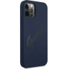Guess GUHCP12LLSVSBL iPhone 12 Pro Max 6.7 blue/blue hardcase Script Vintage - (GUE001132-0)
