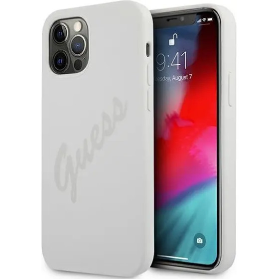 Guess GUHCP12LLSVSCR iPhone 12 Pro Max 6.7 cream/cream hardcase Script Vintage - (GUE001126-0)