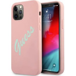 Guess GUHCP12LLSVSPG iPhone 12 Pro Max 6.7 rose green/green pink hardcase Silicone Vintage - (GUE001101-0)