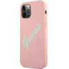 Guess GUHCP12LLSVSPG iPhone 12 Pro Max 6.7 rose green/green pink hardcase Silicone Vintage - (GUE001101-0)