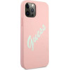 Guess GUHCP12LLSVSPG iPhone 12 Pro Max 6.7 rose green/green pink hardcase Silicone Vintage - (GUE001101-0)