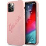 Guess GUHCP12LLSVSPI iPhone 12 Pro Max 6.7 pink/pink hardcase Script Vintage - (GUE001129-0)