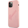 Guess GUHCP12LLSVSPI iPhone 12 Pro Max 6.7 pink/pink hardcase Script Vintage - (GUE001129-0)