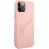 Guess GUHCP12LLSVSPI iPhone 12 Pro Max 6.7 pink/pink hardcase Script Vintage - (GUE001129-0)