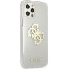 Guess GUHCP12LPCUGL4GTR iPhone 12 Pro Max 6.7 transparent hard case Glitter 4G Big Logo - (GUE001275-0)