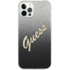 Guess GUHCP12LPCUGLSBK iPhone 12 Pro Max 6.7 black/black hardcase Glitter Gradient Script - (GUE001089-0)