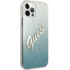 Guess GUHCP12LPCUGLSBL iPhone 12 Pro Max 6.7 blue/blue hardcase Glitter Gradient Script - (GUE001098-0)