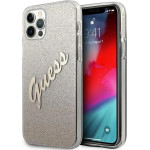 Guess GUHCP12LPCUGLSGO iPhone 12 Pro Max 6.7 gold/gold hardcase Glitter Gradient Script - (GUE001092-0)