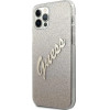 Guess GUHCP12LPCUGLSGO iPhone 12 Pro Max 6.7 gold/gold hardcase Glitter Gradient Script - (GUE001092-0)