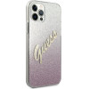 Guess GUHCP12LPCUGLSPI iPhone 12 Pro Max 6.7 pink/pink hardcase Glitter Gradient Script - (GUE001095-0)