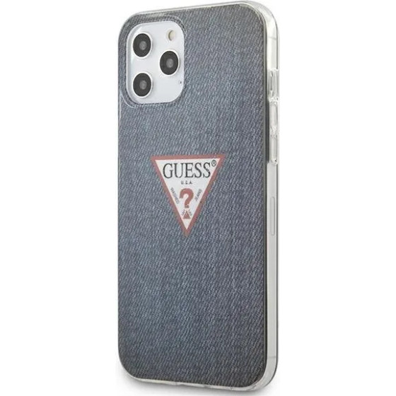 Guess GUHCP12LPCUJULDB iPhone 12 Pro Max 6.7 navy/dark blue hardcase Jeans Collection - (GUE000852-0)