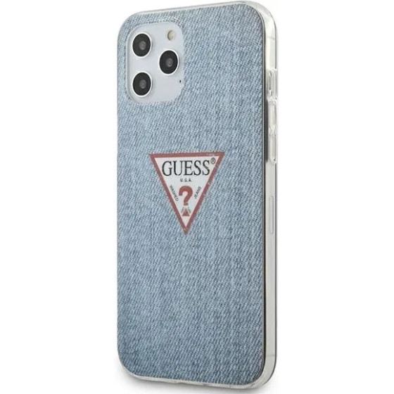 Guess GUHCP12LPCUJULLB iPhone 12 Pro Max 6.7 blue/light blue hardcase Jeans Collection - (GUE000849-0)