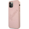 Guess GUHCP12LRSAVSRG iPhone 12 Pro Max 6.7 pink/pink hardcase Saffiano Vintage Script - (GUE001231-0)