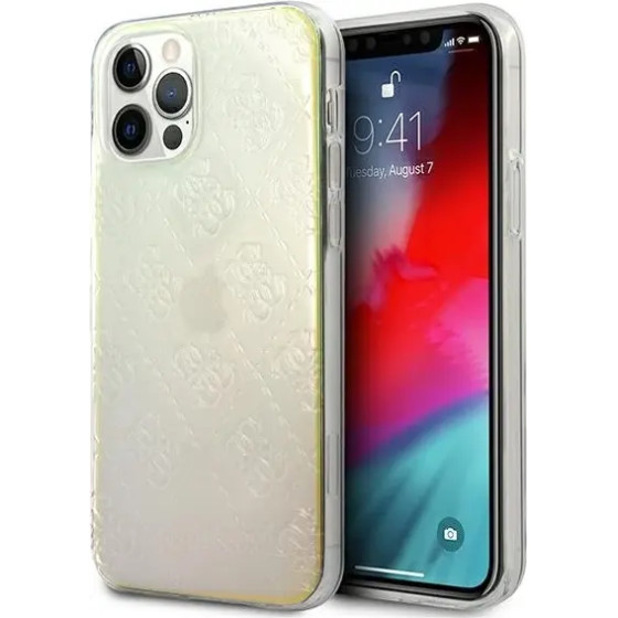 Guess GUHCP12M3D4GIRBL iPhone 12/12 Pro 6.1 iridescent/iridescent hardcase 4G 3D Pattern Collection - (GUE000963-0)
