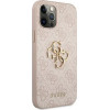 Guess GUHCP12M4GMGPI iPhone 12/12 Pro 6,1'' rozowy/pink hardcase 4G Big Metal Logo - (GUE001427-0)