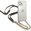 Guess GUHCP12MKC4GSGO iPhone 12/12 Pro 6.1'' Transparent hard case 4G Gold Chain - (GUE001317-0)