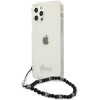 Guess GUHCP12MKPSBK iPhone 12/12 Pro 6.1 Transparent hardcase Black Pearl - (GUE001420-0)