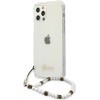 Guess GUHCP12MKPSWH iPhone 12/12 Pro 6.1 Transparent Hardcase White Pearl - (GUE001320-0)