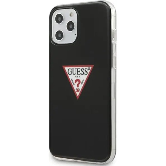 Guess GUHCP12MPCUCTLBK iPhone 12/12 Pro 6.1 black/black hardcase Triangle Collection - (GUE000857-0)