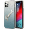 Guess GUHCP12MPCUGLSBL iPhone 12/12 Pro 6.1 blue/blue hardcase Glitter Gradient Script - (GUE001097-0)