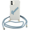 Guess GUHCP12SCRTVSBL iPhone 12 mini 5.4'' blue/blue hardcase Script Vintage - (GUE001119-0)