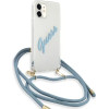 Guess GUHCP12SCRTVSBL iPhone 12 mini 5.4'' blue/blue hardcase Script Vintage - (GUE001119-0)