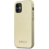 Guess GUHCP12SIGLGO iPhone 12 mini 5.4 gold/gold hardcase Iridescent - (GUE001033-0)