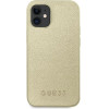 Guess GUHCP12SIGLGO iPhone 12 mini 5.4 gold/gold hardcase Iridescent - (GUE001033-0)