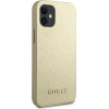 Guess GUHCP12SIGLGO iPhone 12 mini 5.4 gold/gold hardcase Iridescent - (GUE001033-0)