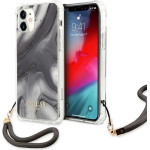 Guess GUHCP12SKSMAGR iPhone 12 mini 5.4 grey/grey hardcase Marble Collection - (GUE001424-0)
